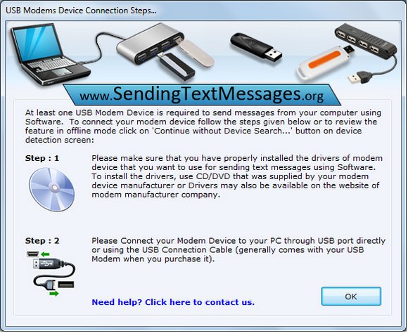 GSM Modem for Sending SMS screenshot